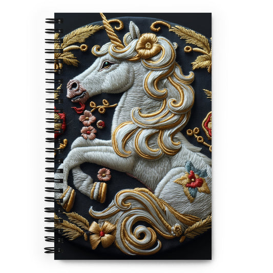 Unicorn Spiral notebook